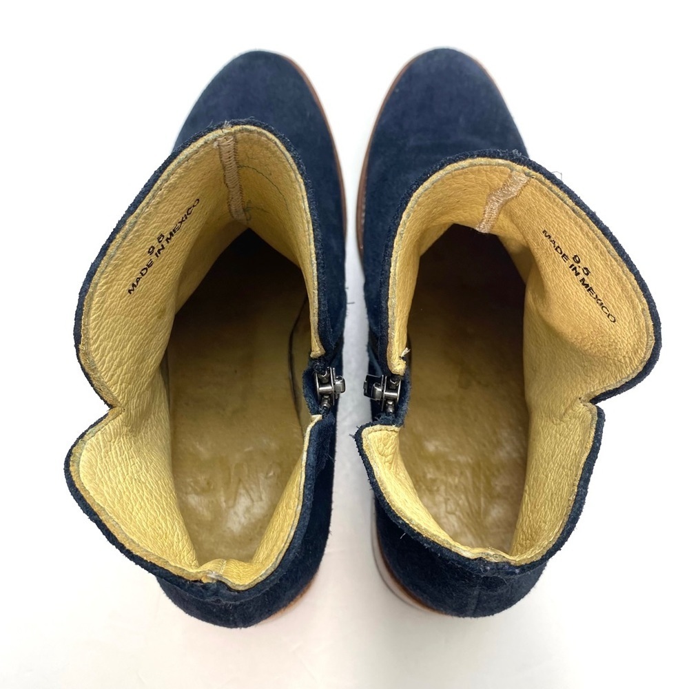 MARCIANTE and Company Suede Chelsea Boot in Navy Blue Size 9.5 - Picture 9 of 12